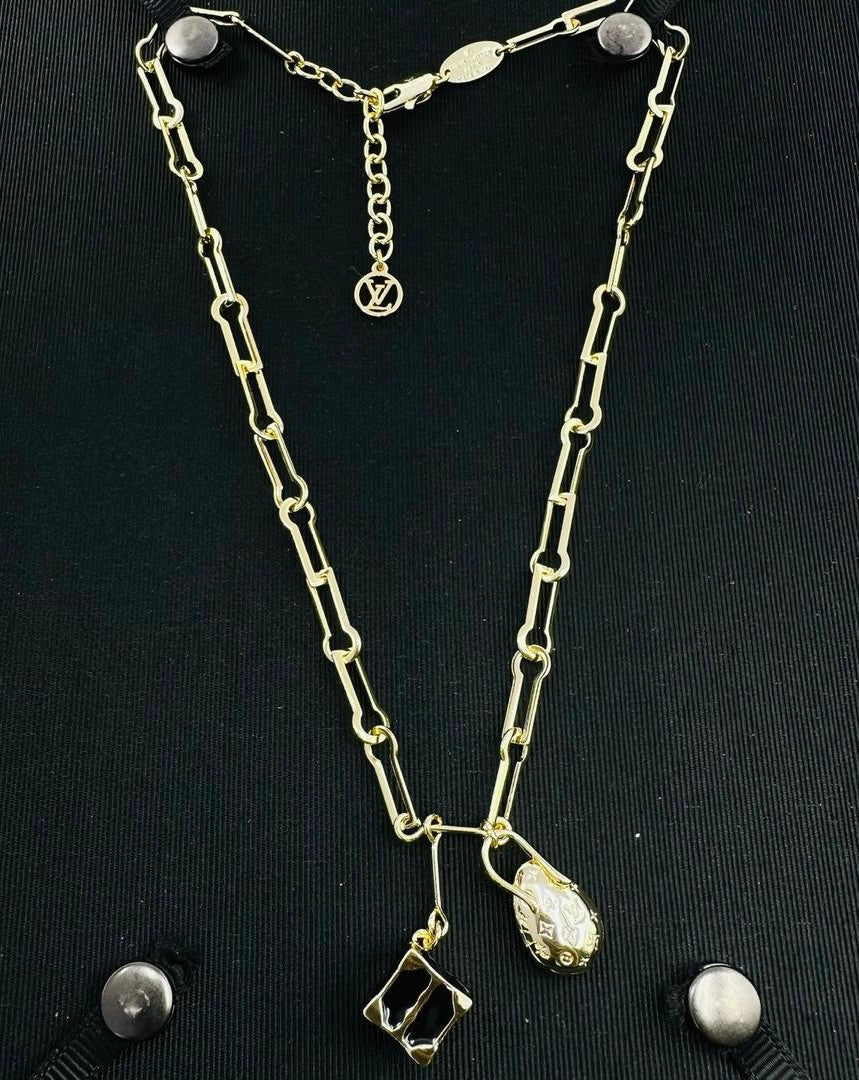 Elysian Gold Charm Necklace