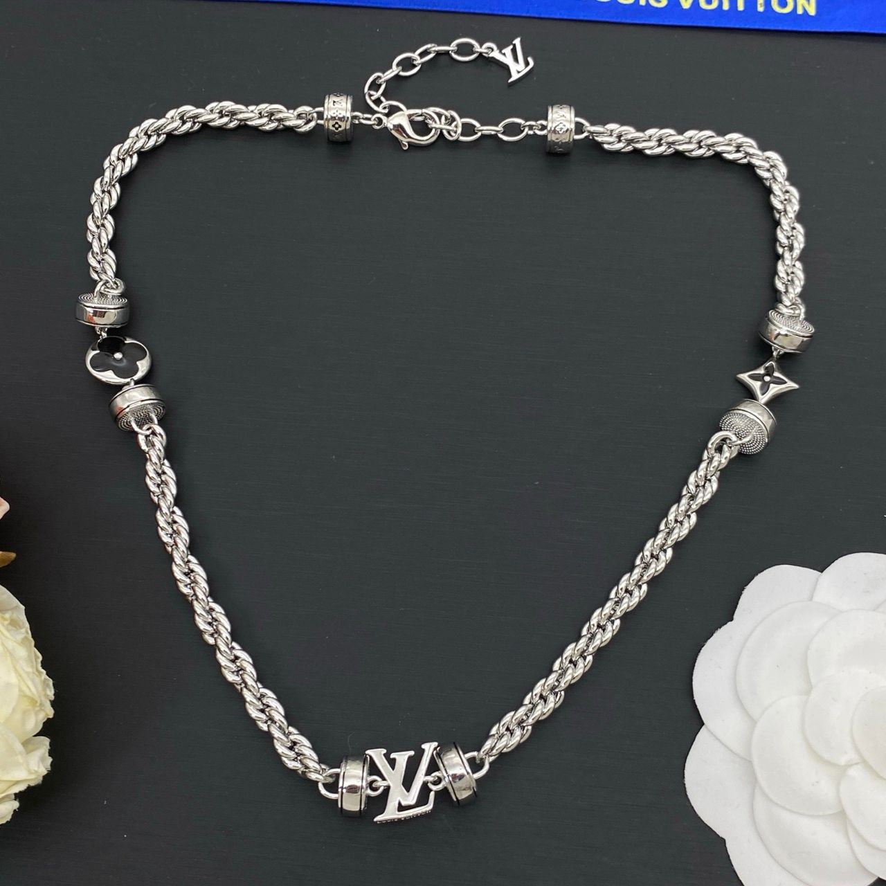 Noir Luxe Rope Chain Necklace