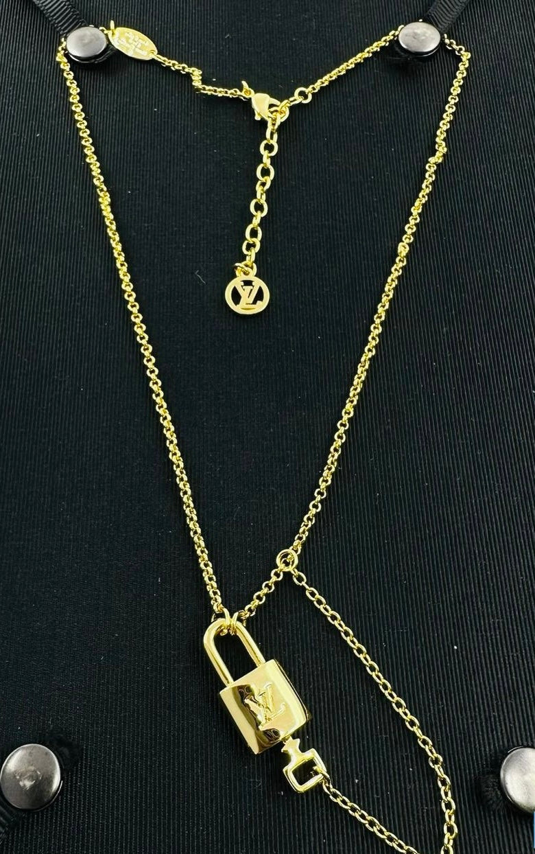 Golden Lock Luxe Necklace
