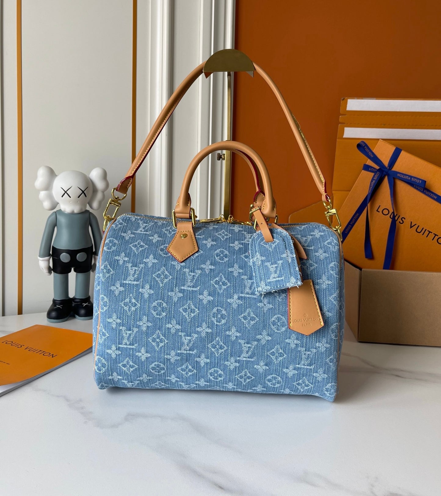 LULU MONOGRAM DENIM 30cm