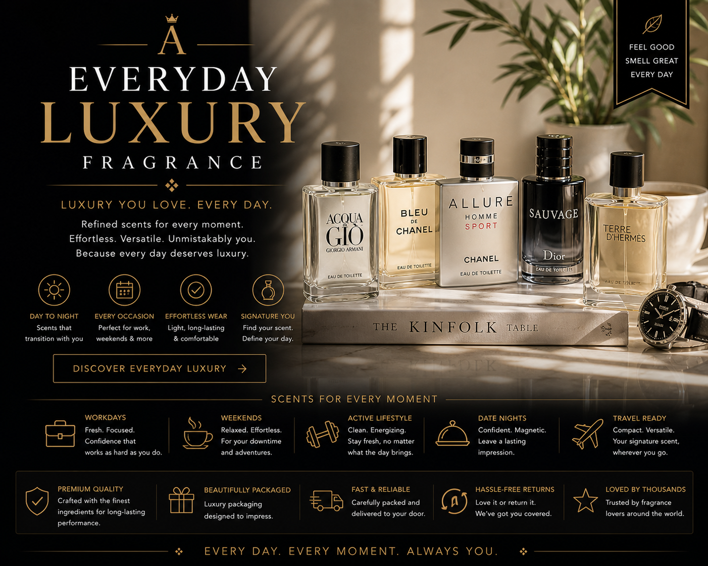Everyday Luxury Fragrances & Office Scents