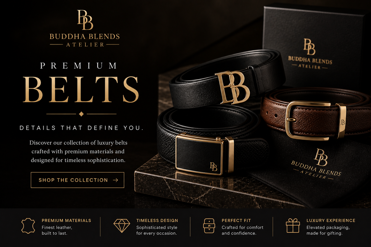 Designer Belts with Elevated Detail