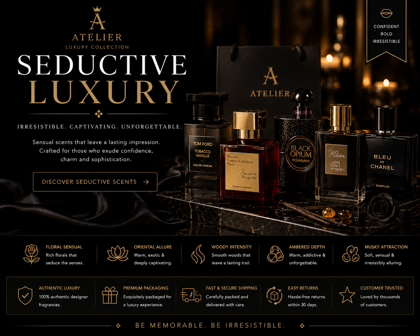 Seductive Luxury Fragrances for Date Night