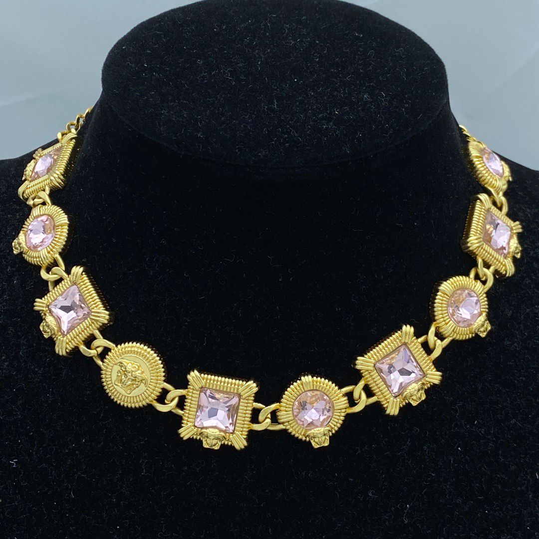 Pink Royale Crystal Necklace