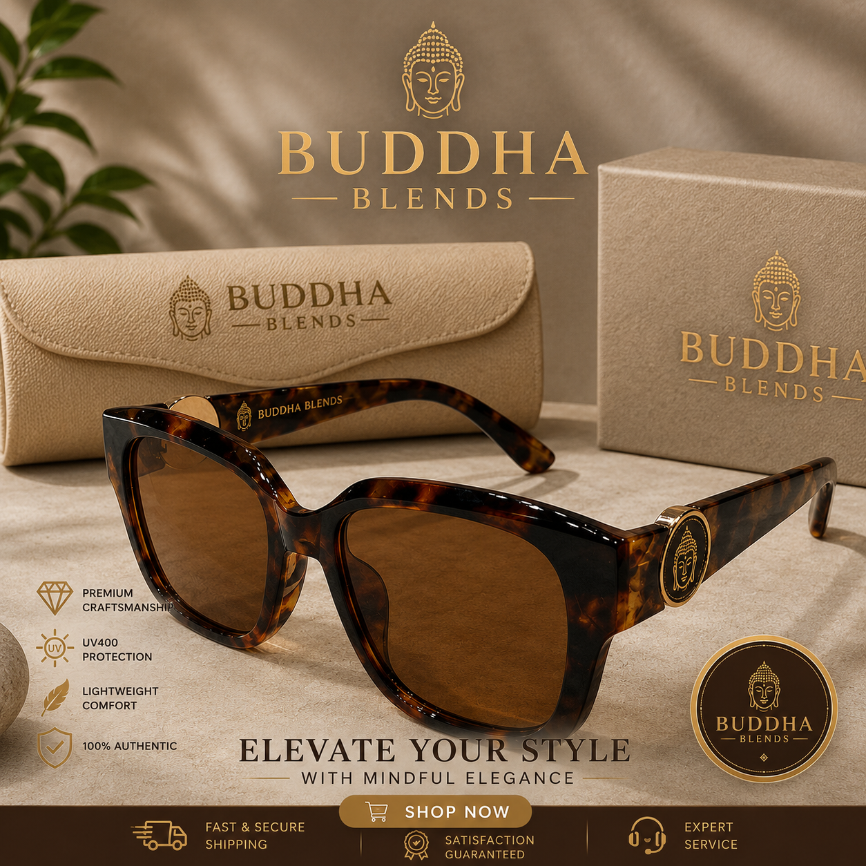 Riviera Tortoise Luxury Sunglasses
