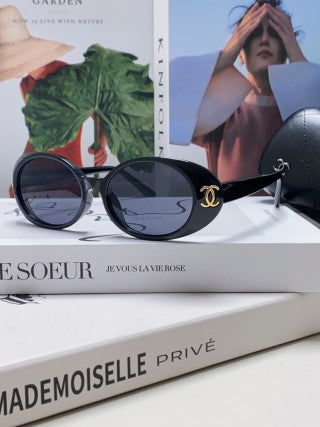 Atelier Noir Oval Luxe Sunglasses – 4 HDColor Collection
