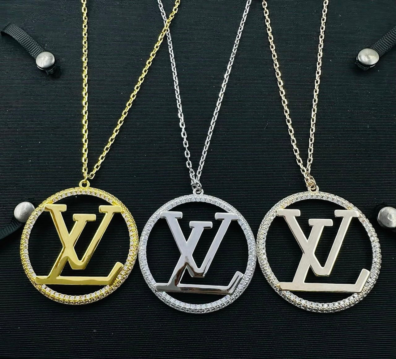 Radiant Halo Monogram Necklace
