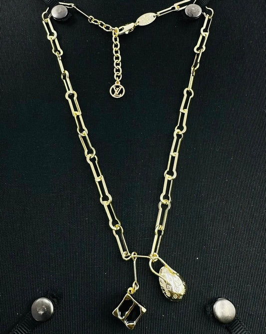 Elysian Gold Charm Necklace