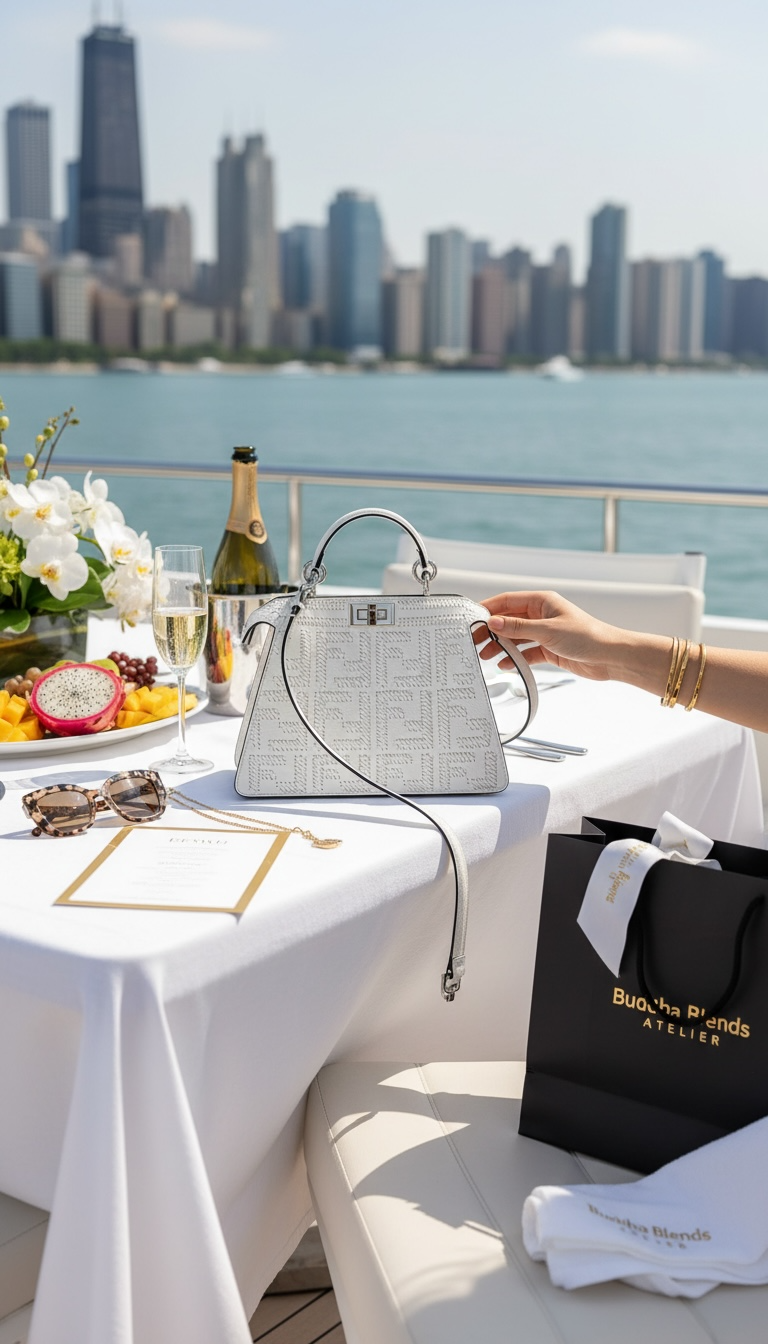 Noir Élégance Mini Luxe Bag