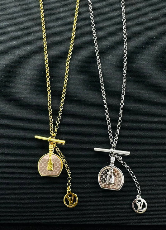 Maison Lock Pendant Necklace