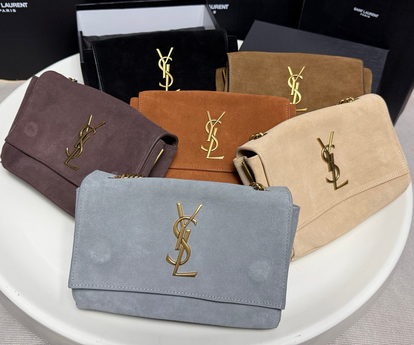 This is a genuine YSL Cassandra reversible chain bag