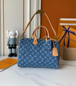 LULU MONOGRAM DENIM 30cm