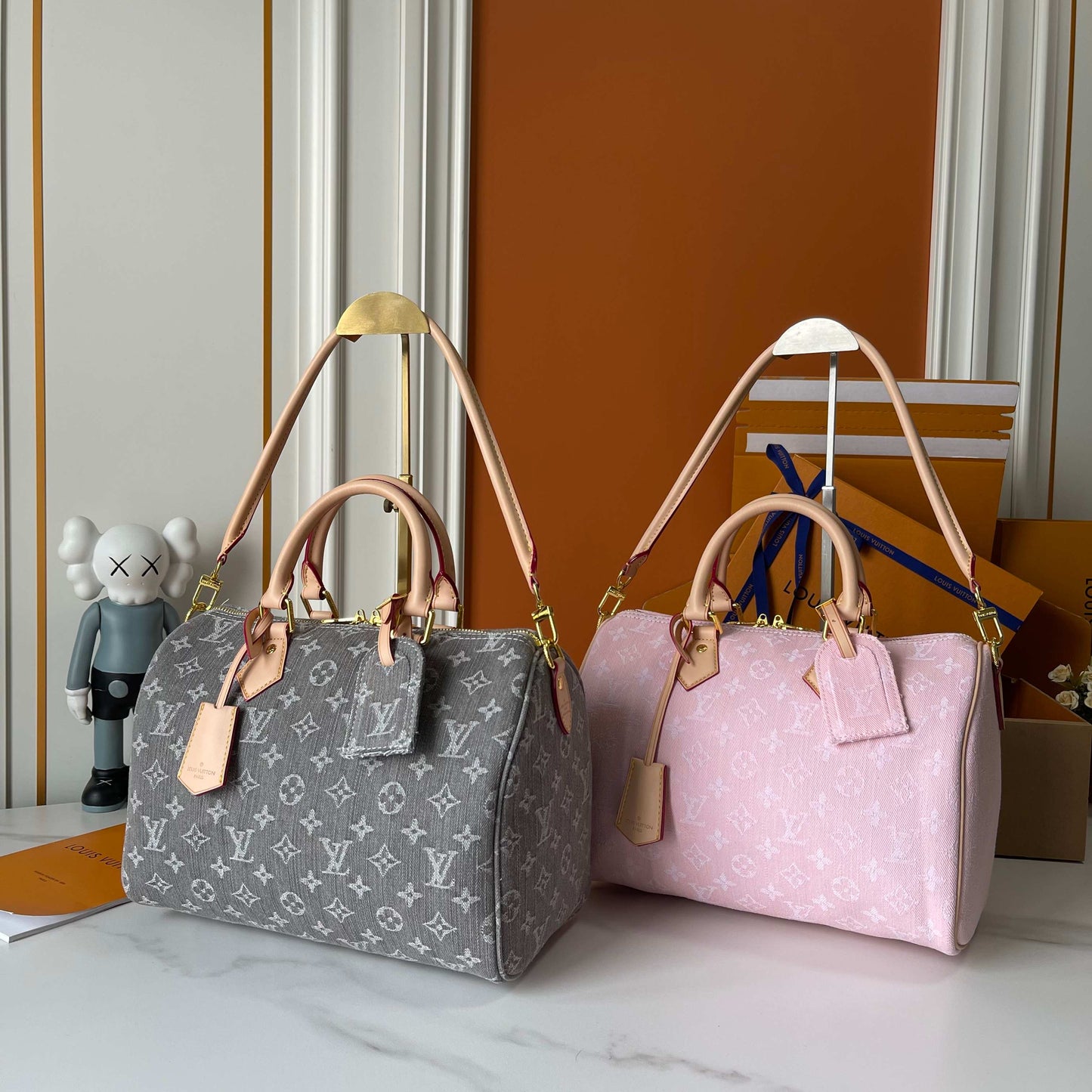 LULU DENIM SPEEDY 30CM M13344