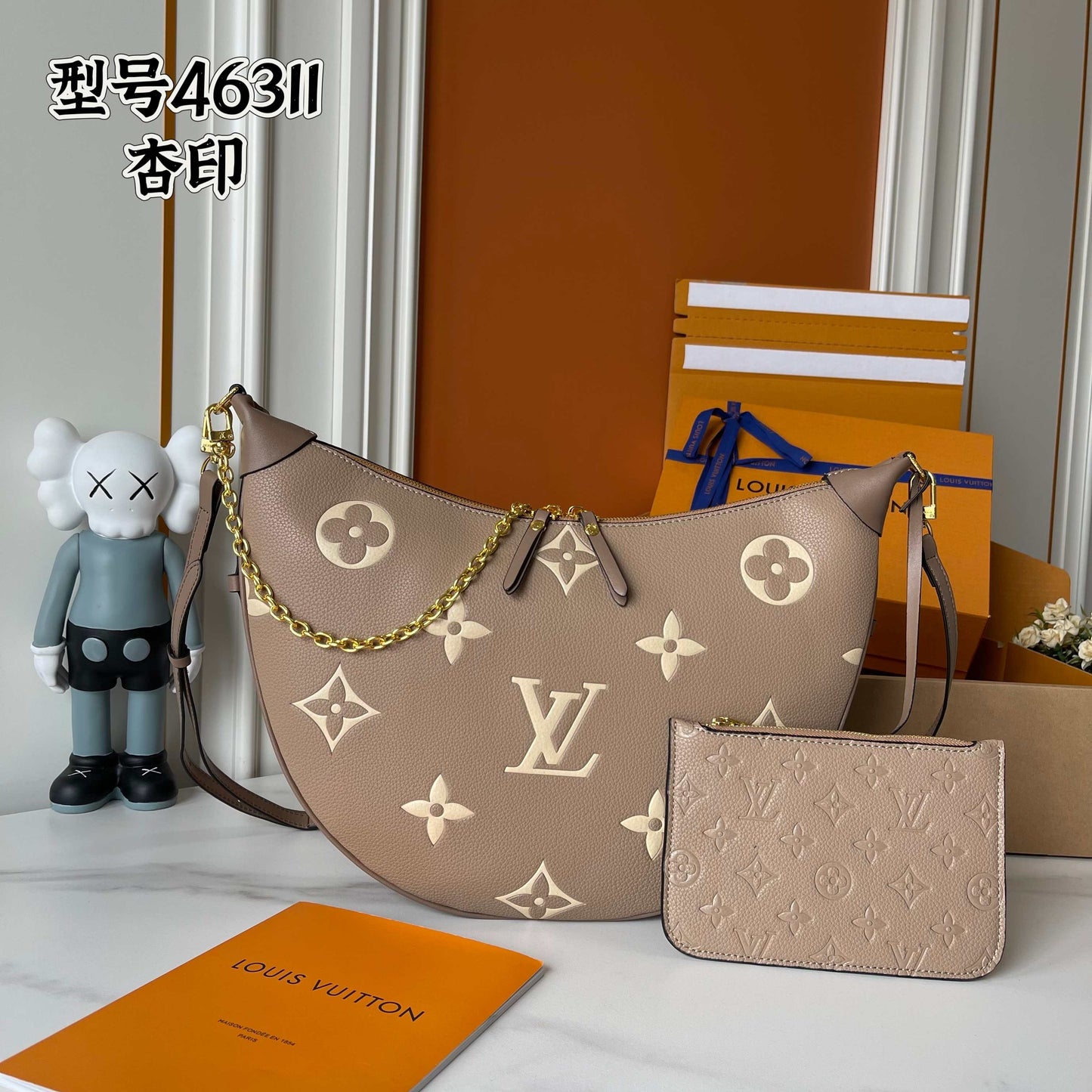 LULU LOOP HOBO MONOGRAM EMPREINTE SIZE: 38.0