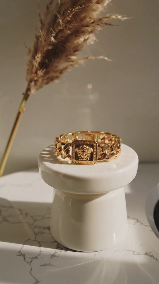 Medusa Cuban Bracelet