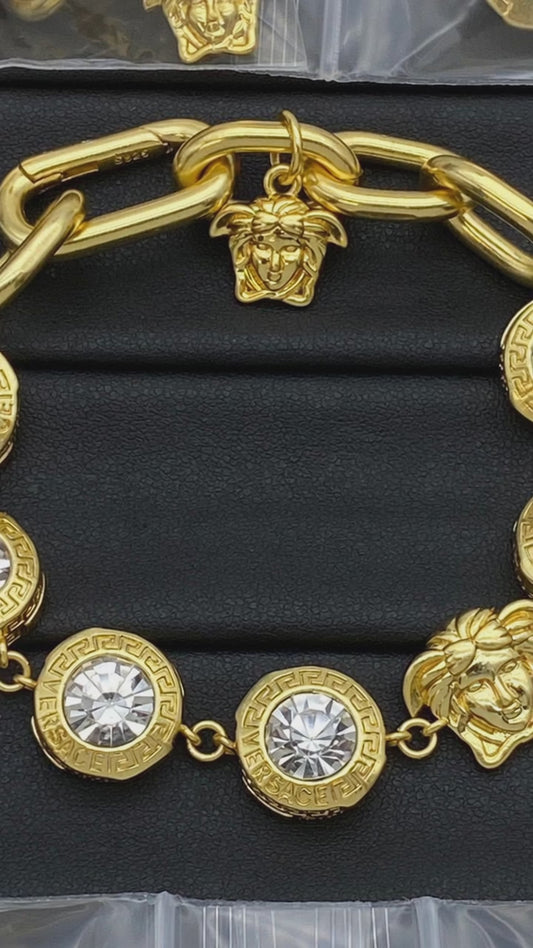 Crystal Medusa Bracelet